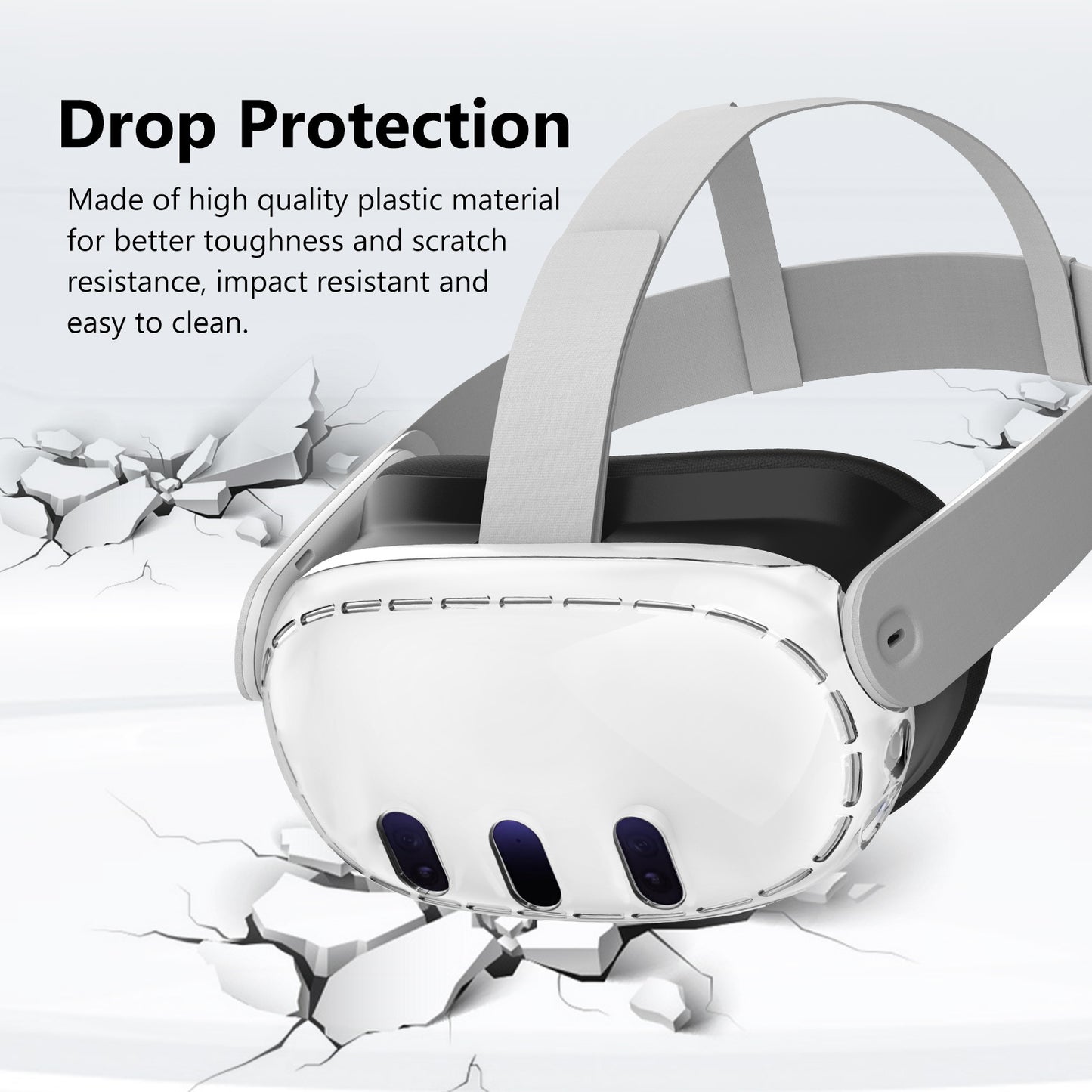 Front Panel Protector Cover for Quest 3