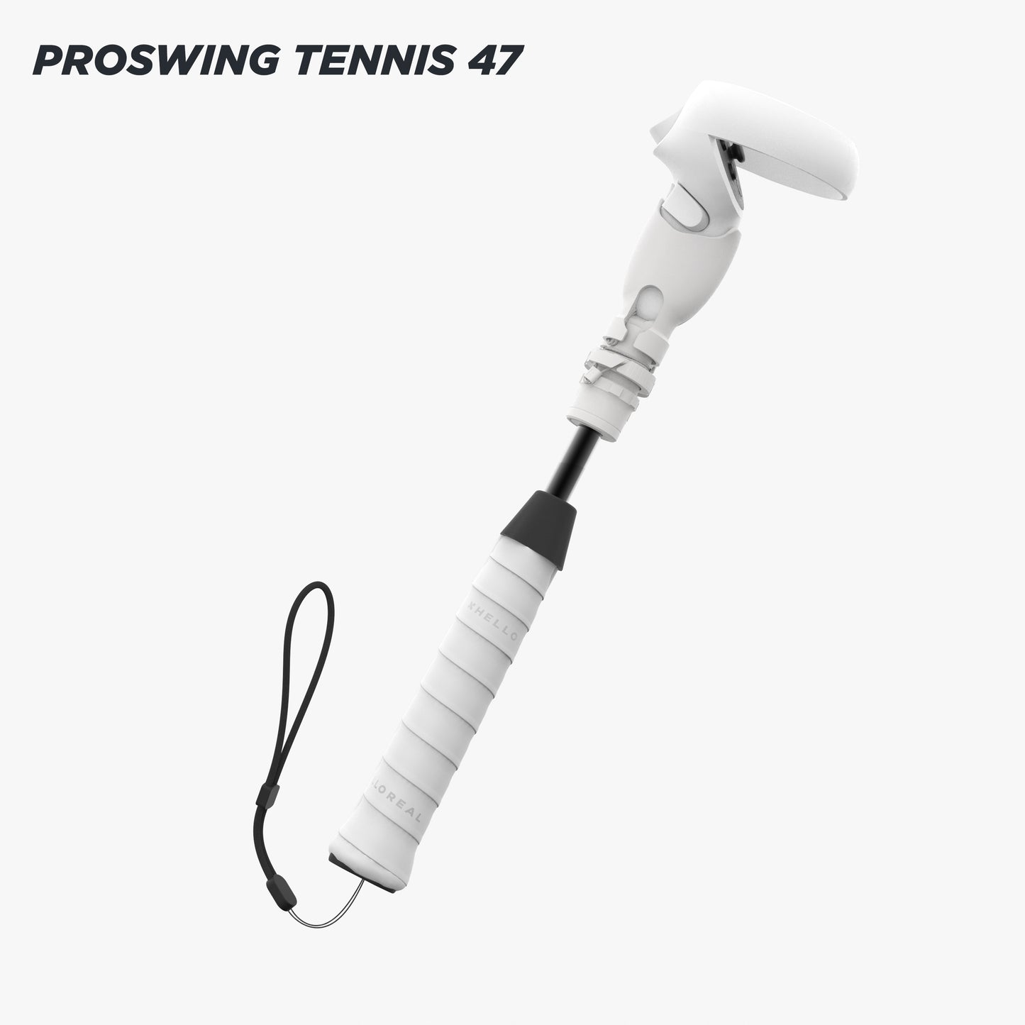 HelloReal ProSwing Tennis racket / Meta Quest 2, Pro and Quest 3/3s