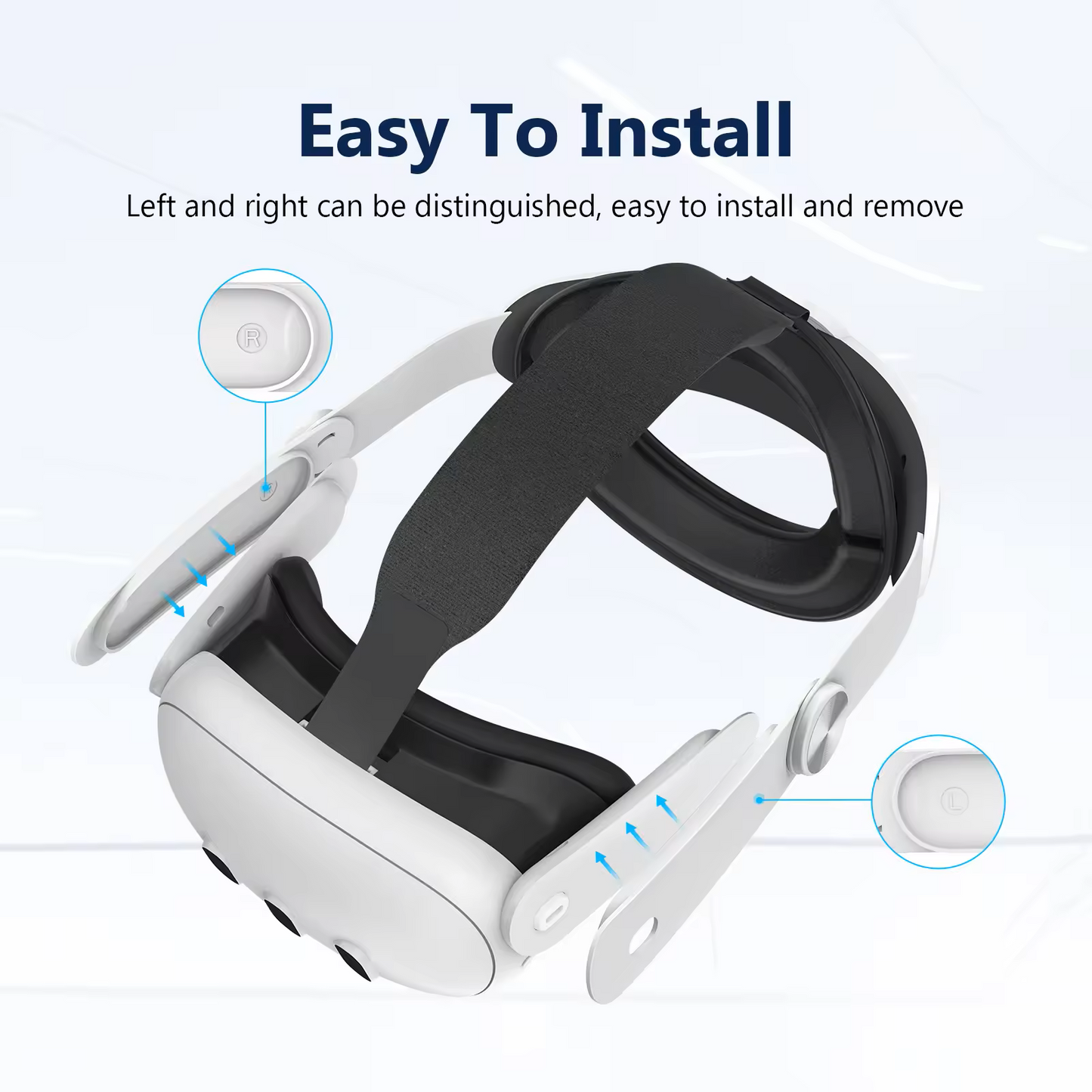 Quest 3/3s adjustable elite head strap