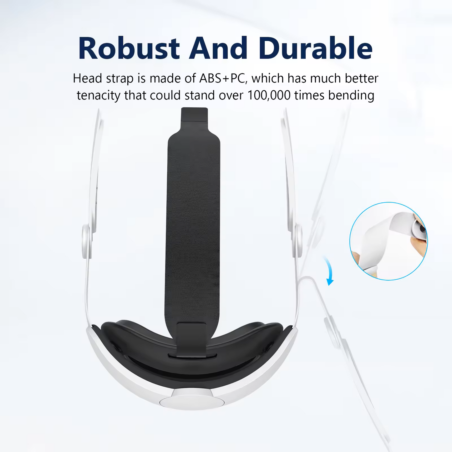 Quest 3/3s adjustable elite head strap