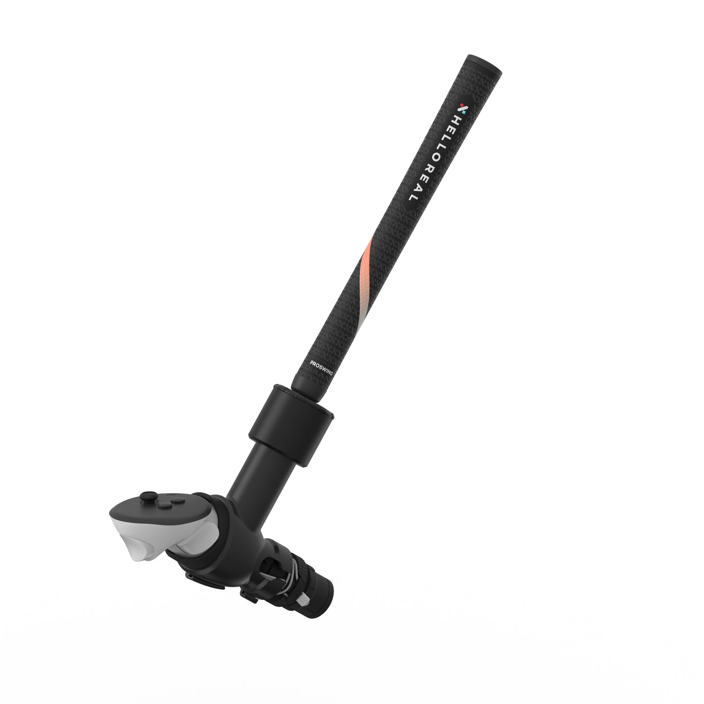 HelloReal ProSwing Golf 2.0 VR Golf handle / Quest 2, Quest 3/3s, Quest Pro and PSVR2