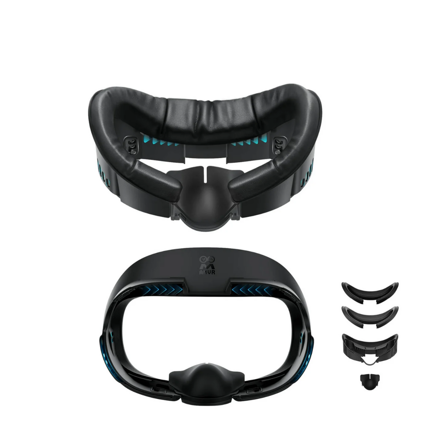 AMVR Upgraded PU Leather Facial Interface for Quest 3