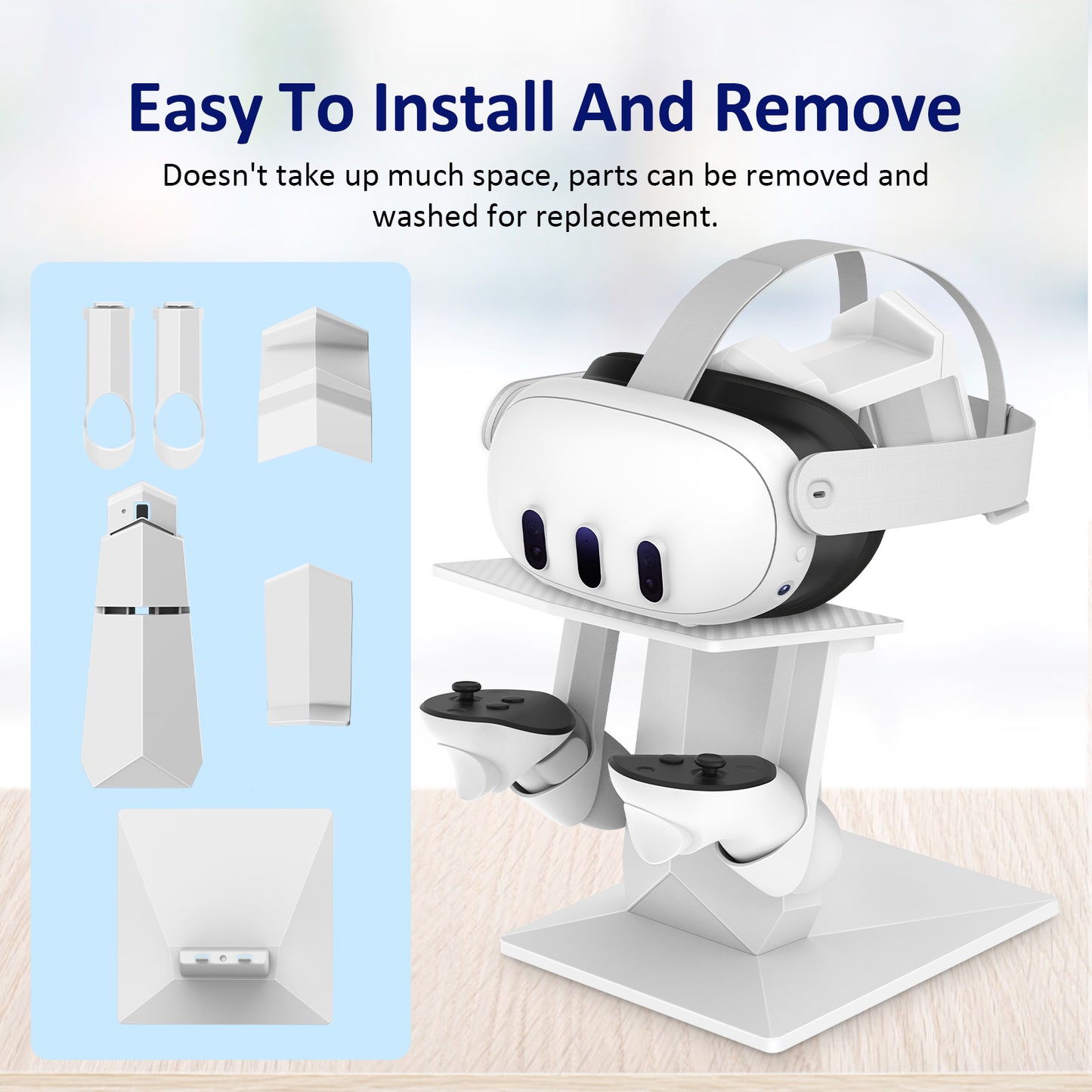 Desktop stand for Quest 2, 3/3s, and Pro