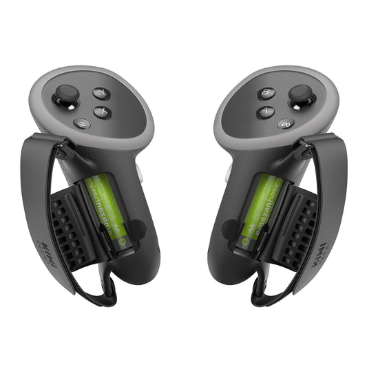 Kiwi Design Knuckle Grips with Battery Door for Quest 3/3s