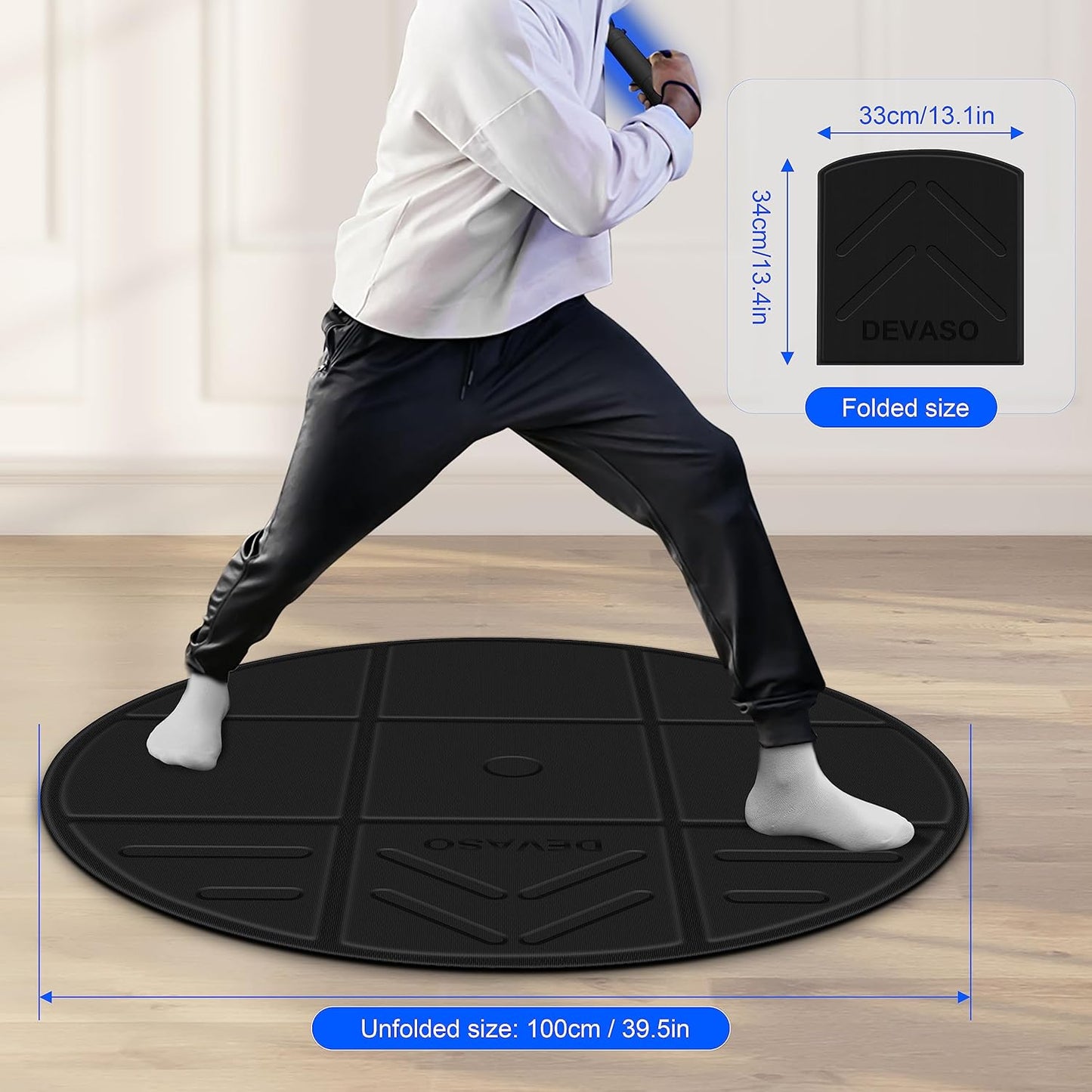 Devaso anti-fatigue and anti-slip VR Mat