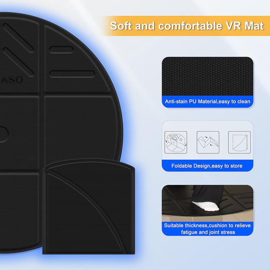 Devaso anti-fatigue and anti-slip VR Mat