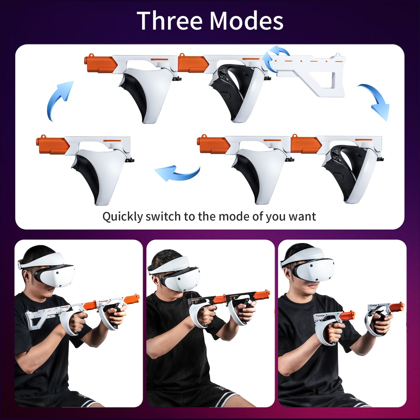 Sony PSVR2 Rifle stock